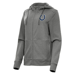 Indianapolis Colts Antigua Women's Seeker Full-Zip Hoodie Jacket - Heather Charcoal outlet