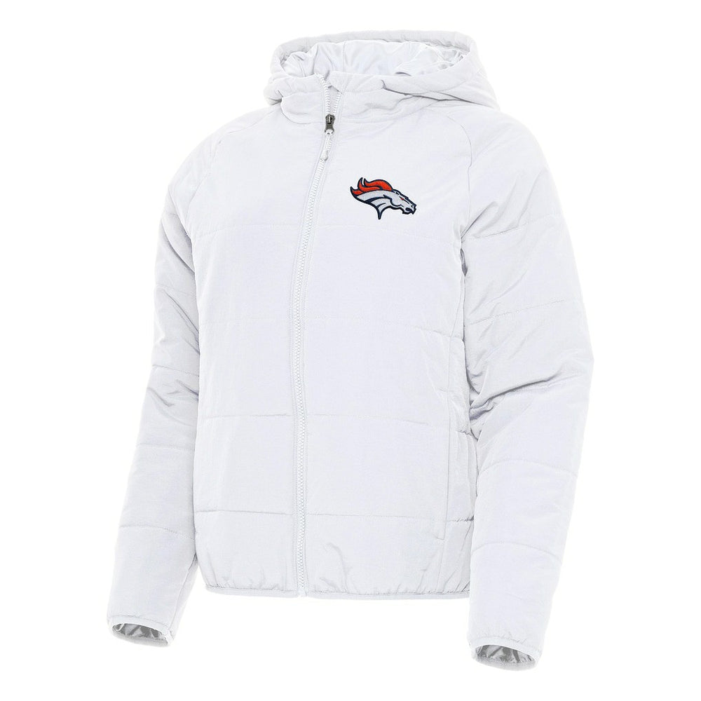 Denver Broncos Antigua Women's Universe Full-Zip Hoodie Jacket - White discount