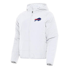 Buffalo Bills Antigua Women's Universe Full-Zip Hoodie Jacket - White for sale