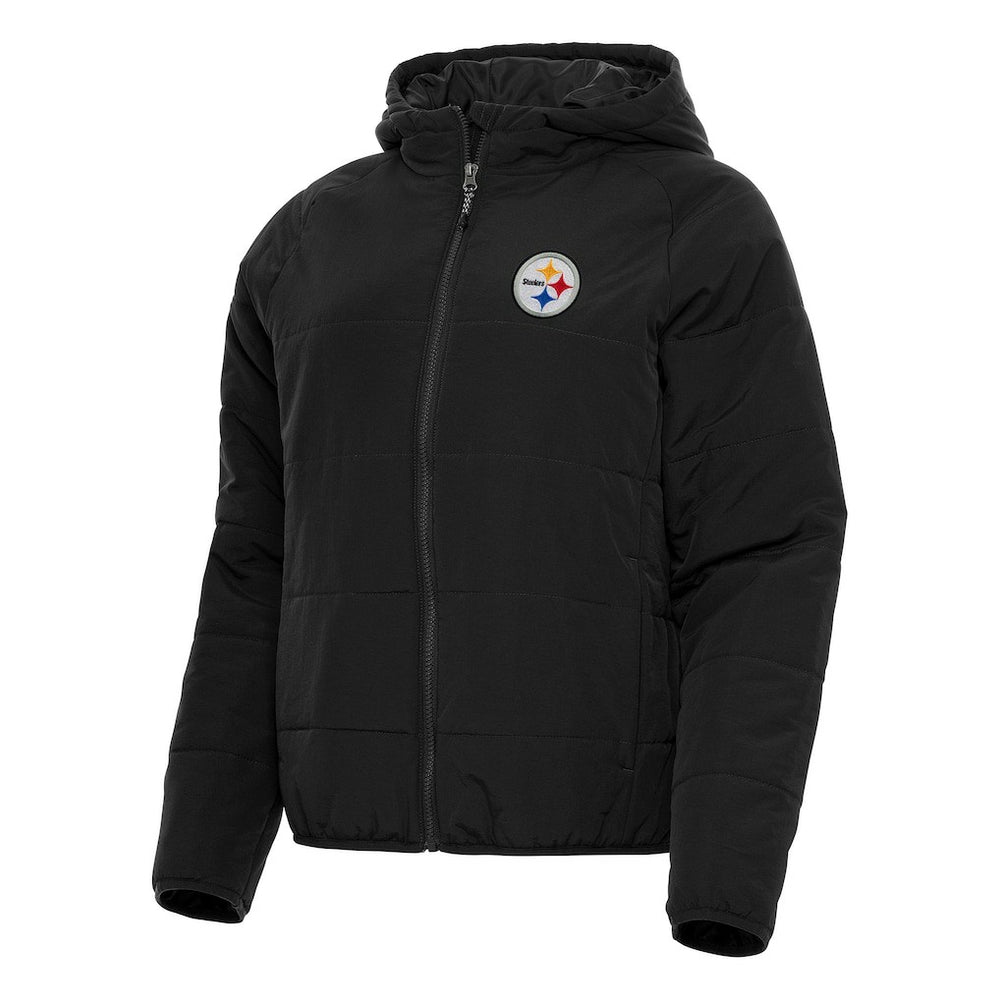 Pittsburgh Steelers Antigua Women's Universe Full-Zip Hoodie Jacket - Black on sale