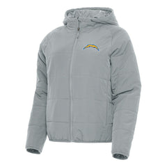 Los Angeles Chargers Antigua Women's Universe Full-Zip Hoodie Jacket - Gray cheap