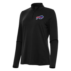 Buffalo Bills Antigua Women's Reprocess Quarter-Zip Top - Black online