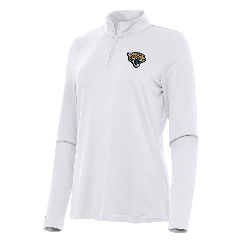 Jacksonville Jaguars Antigua Women's Reprocess Quarter-Zip Top - White cheap