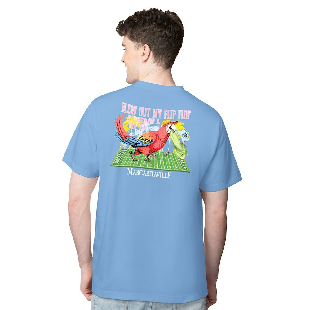 Dallas Cowboys Margaritaville Flip Flop T-Shirt - Light Blue sale