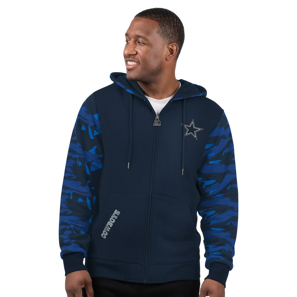 Dallas Cowboys Starter Thursday Night Gridiron Full-Zip Hoodie - Navy outlet
