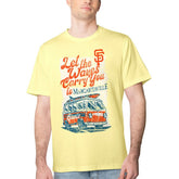 San Francisco Giants Margaritaville Bus Waves Graphic T-Shirt Yellow