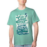 Seattle Mariners Margaritaville Bus Waves Graphic T-Shirt Mint