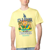 Los Angeles Dodgers Margaritaville Five O'Clock Graphic T-Shirt Yellow