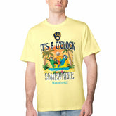 Milwaukee Brewers Margaritaville Five O'Clock Graphic T-Shirt Yellow