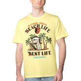 Baltimore Orioles Margaritaville Beach Hut Graphic T-Shirt Yellow