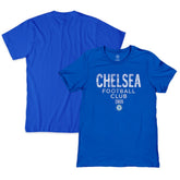 Chelsea 1863FC Tapered Text T-Shirt on sale - Blue