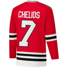 Chris Chelios Chicago Blackhawks 1991-92 Power Play Jersey - Red Jerseys