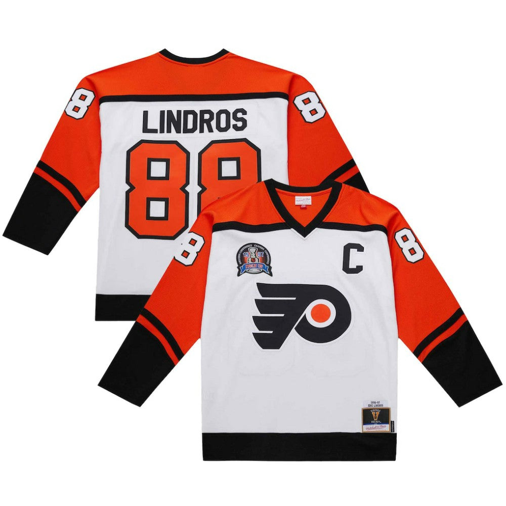 Eric Lindros Philadelphia Flyers 1996-97 Power Play Jersey - White Jerseys