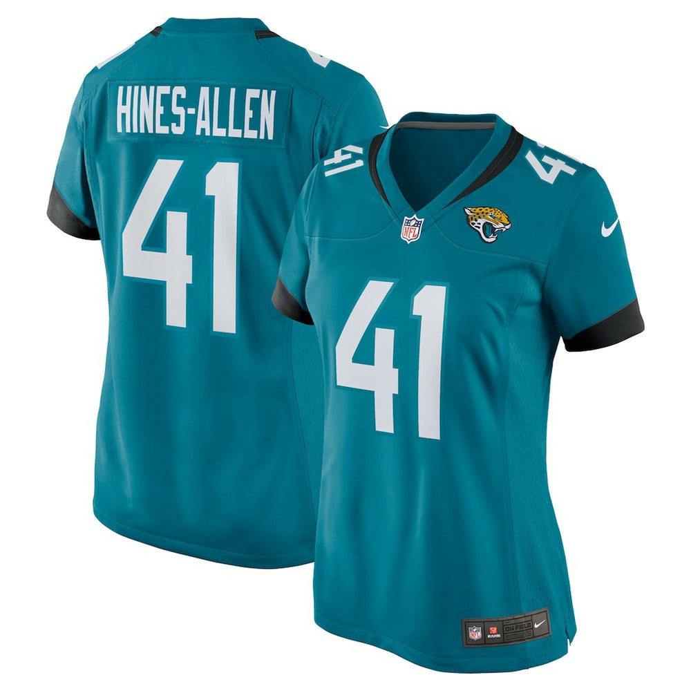 Josh Hines-Allen Jacksonville Jaguars Women's Player Game Jersey - Teal for sale