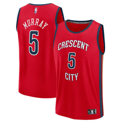 Dejounte Murray New Orleans Pelicans Youth Fast Break Replica Player Jersey - Statement Edition - Red on sale
