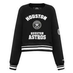 Houston Astros Pro Standard Women's Pearl Cropped Pullover Sweatshirt
Black