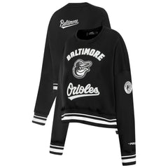 Baltimore Orioles Pro Standard Women's Pearl Cropped Pullover Sweatshirt
Black