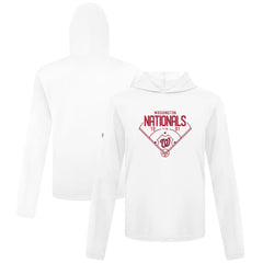 Washington Nationals Levelwear Anthem Home Field Pullover Hoodie White