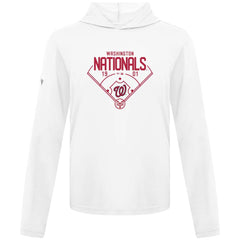 Washington Nationals Levelwear Anthem Home Field Pullover Hoodie White