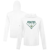 Athletics Levelwear Anthem Home Field Pullover Hoodie White