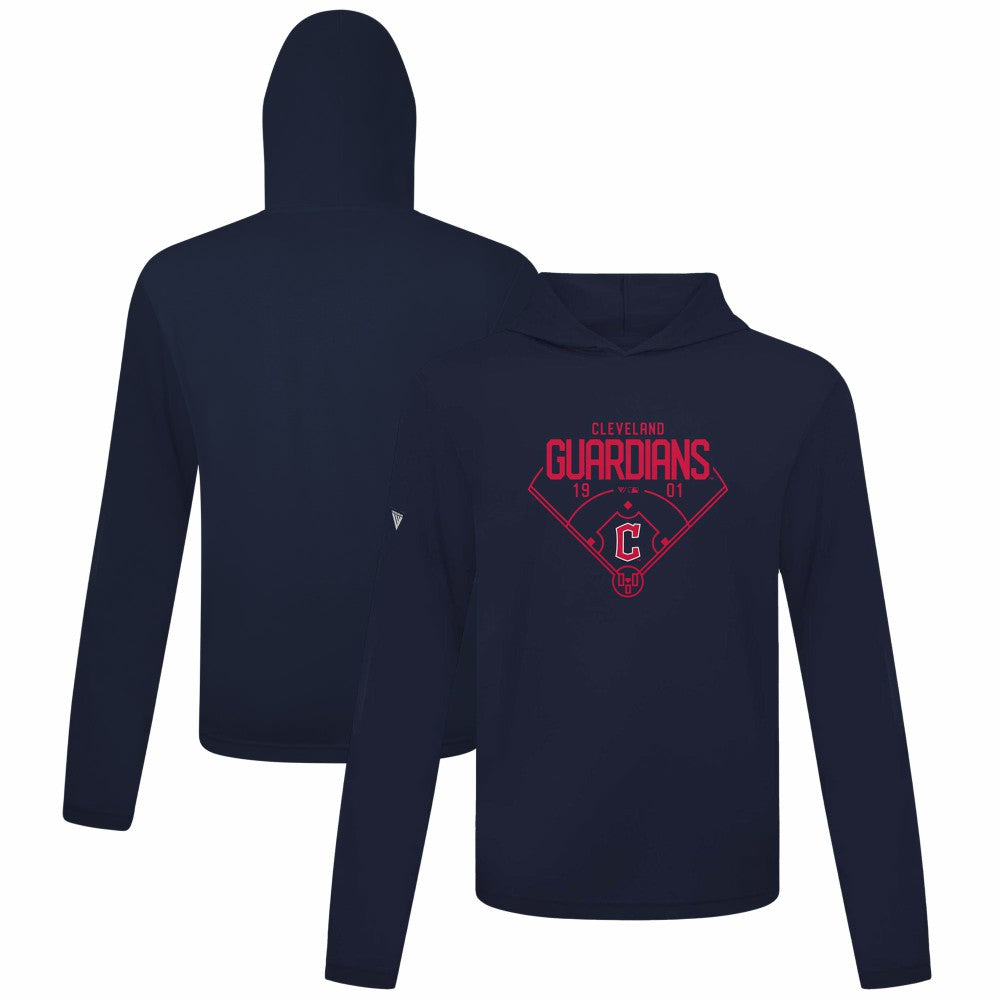 Cleveland Guardians Levelwear Anthem Home Field Pullover Hoodie Navy