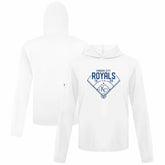 Kansas City Royals Levelwear Anthem Home Field Pullover Hoodie White