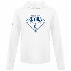 Kansas City Royals Levelwear Anthem Home Field Pullover Hoodie White