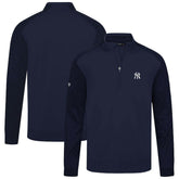New York Yankees Levelwear Aztec Insignia 2.0 Quarter-Zip Pullover Top Navy