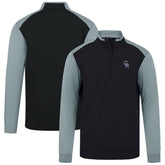 Colorado Rockies Levelwear Insignia 2.0 Quarter-Zip Pullover Top Black