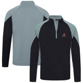 Arizona Diamondbacks Levelwear Cadet Insignia 2.0 Raglan Quarter-Zip Jacket Black
