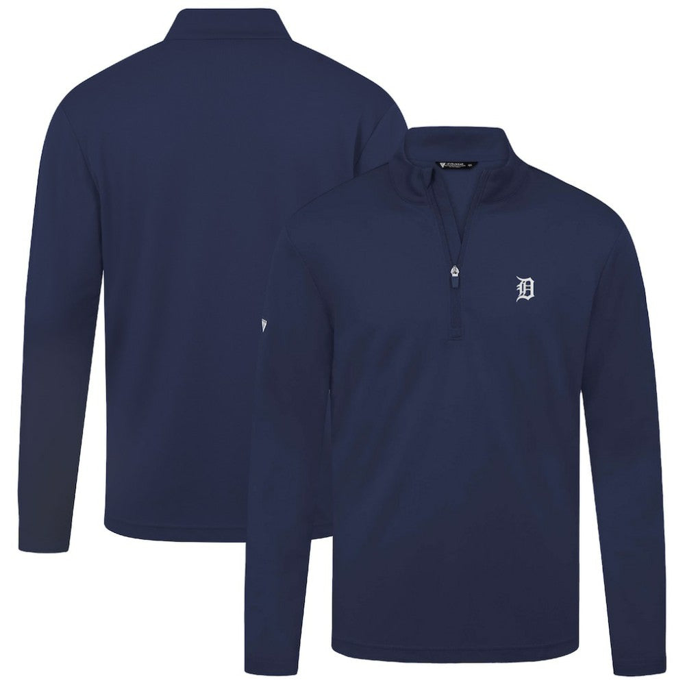 Detroit Tigers Levelwear Heron Insignia 2.0 Quarter-Zip Jacket Navy