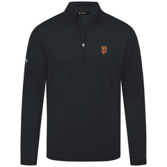 San Francisco Giants Levelwear Heron Insignia 2.0 Quarter-Zip Jacket Black