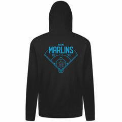 Miami Marlins Levelwear Podium Primary Pullover Hoodie Black