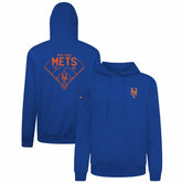 New York Mets Levelwear Podium Primary Pullover Hoodie Royal
