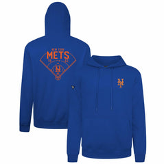 New York Mets Levelwear Podium Primary Pullover Hoodie Royal