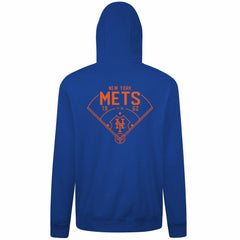 New York Mets Levelwear Podium Primary Pullover Hoodie Royal