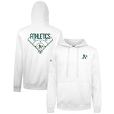 Athletics Levelwear Podium Primary Pullover Hoodie White