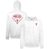 Philadelphia Phillies Levelwear Podium Primary Pullover Hoodie White