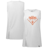 Detroit Tigers Levelwear Women's Influx Home Field Tank Top White