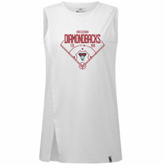 Arizona Diamondbacks Levelwear Women's Influx Home Field Tank Top White