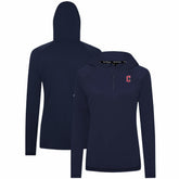 Cleveland Guardians Levelwear Women's Raven Insignia 2.0 Quarter-Zip Jacket Navy