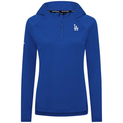 Los Angeles Dodgers Levelwear Women's Raven Insignia 2.0 Quarter-Zip Jacket Royal