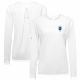 Kansas City Royals Levelwear Women's Sequoia Primary Logo Long Sleeve T-Shirt White