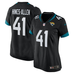 Josh Hines-Allen Jacksonville Jaguars Women's Alternate Player Game Jersey - Black for sale