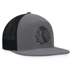 Chicago Blackhawks Fanatics Fairweather Adjustable Hat - Charcoal Hats