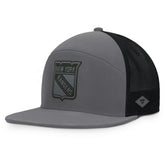 New York Rangers Fanatics Fairweather Adjustable Hat - Charcoal Hats