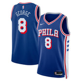 Paul George Philadelphia 76ers Unisex 2024 Offseason Addition Swingman Jersey - Royal on sale