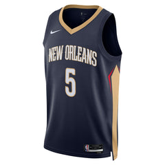 Dejounte Murray New Orleans Pelicans Unisex 2024 Offseason Addition Swingman Jersey - Navy shop