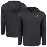 Cincinnati Reds Cutter & Buck Coastline Epic Comfort Recycled Eco Hoodie Long Sleeve T-Shirt Black