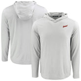 Detroit Tigers Cutter & Buck Coastline Epic Comfort Recycled Eco Hoodie Long Sleeve T-Shirt Gray